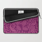 Peacock Dreams - berry Laptop Sleeve Gallery Image 2