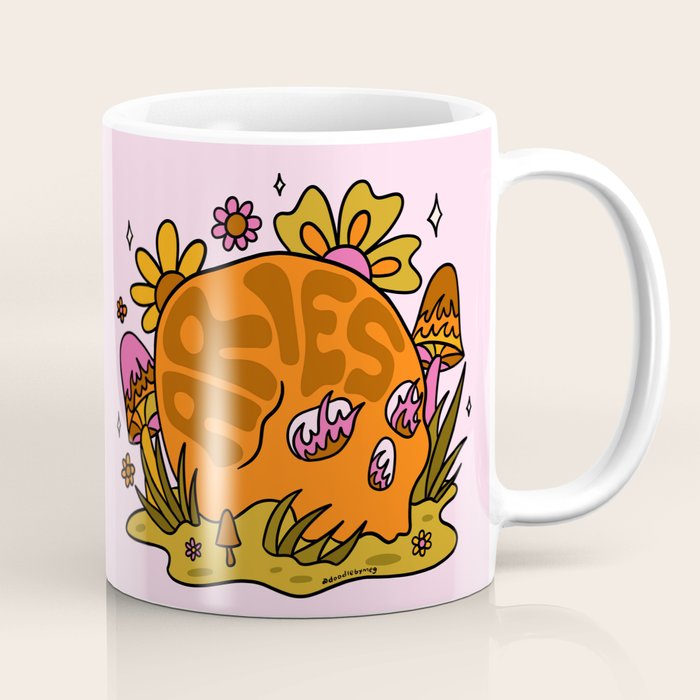 Aries Skull Coffee Mug Gallery Image 1