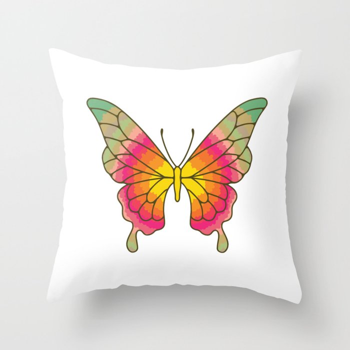 Tie Dye Soul Throw Pillow Gallery Image 1