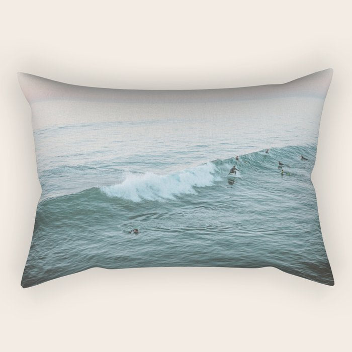 lets surf v Rectangular Pillow Gallery Image 2
