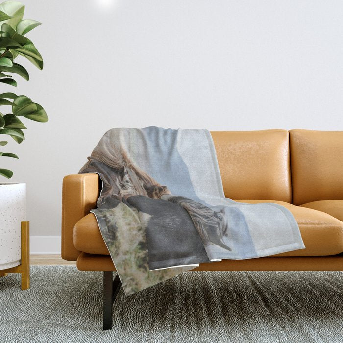 Thingeyrar, Iceland Throw Blanket Gallery Image 1