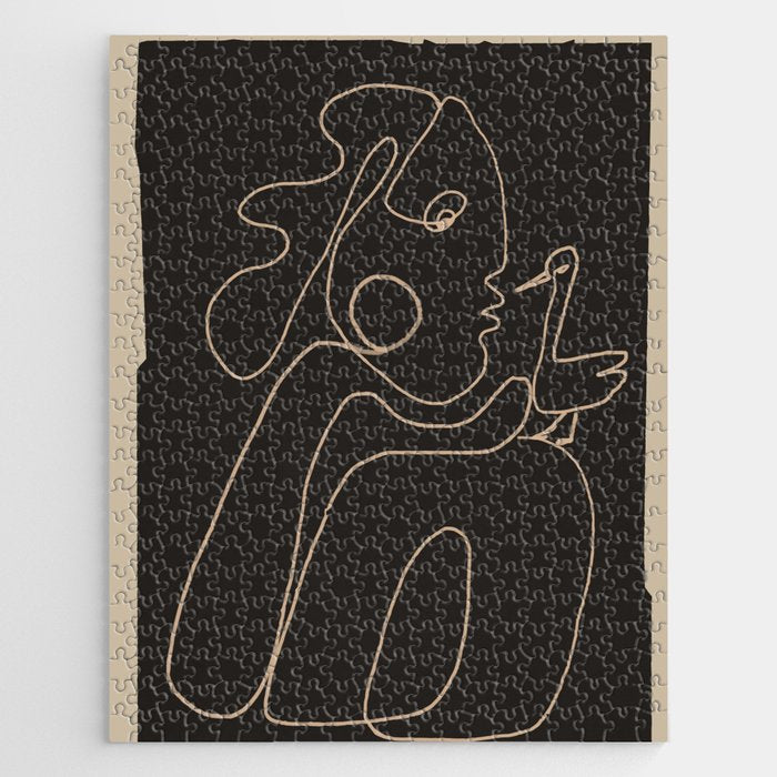 Gentle Abstract Line 1 Jigsaw Puzzle Gallery Image 1