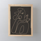 Gentle Abstract Line 1 Mini Art Print Gallery Image 1