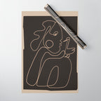 Gentle Abstract Line 1 Wrapping Paper Gallery Image 1