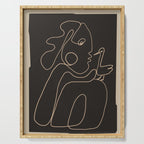 Gentle Abstract Line 1 Serving Tray Gallery Image 1