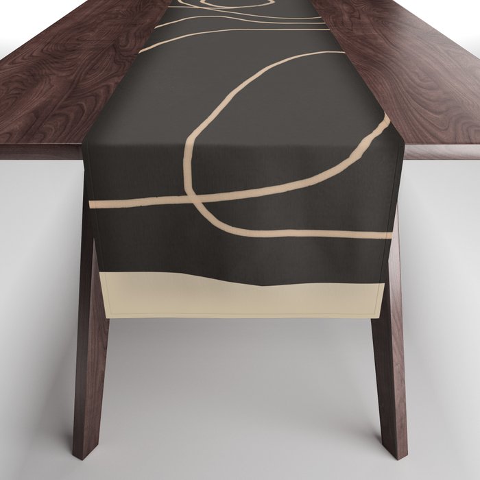 Gentle Abstract Line 1 Table Runner Gallery Image 1