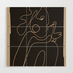 Gentle Abstract Line 1 Wood Wall Art Gallery Image 1