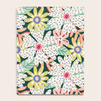 Summer Bloom - Dark Green Background  Notebook Gallery Image 4