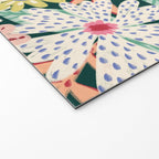 Summer Bloom - Dark Green Background  Welcome Mat Gallery Image 2