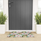 Summer Bloom - Dark Green Background  Welcome Mat Gallery Image 3