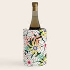 Summer Bloom - Dark Green Background  Wine Chiller Gallery Image 1