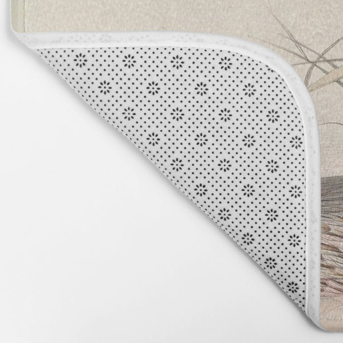 Bird Divinations: Flamingo (about: almanacofbirds.org) Bath Mat Gallery Image 2