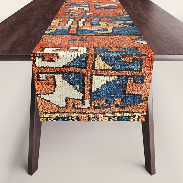 Bergama Northwest Anatolian Rug Print Table Runner Gallery Image 1