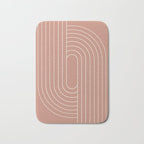 Oval Lines Abstract XXXI Bath Mat Gallery Image 1