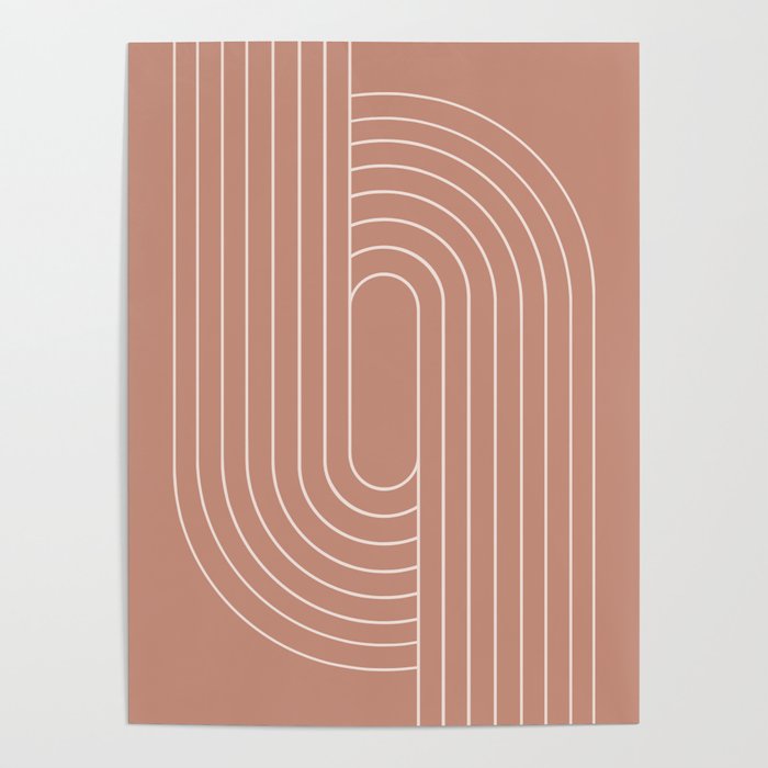 Oval Lines Abstract XXXI Poster Gallery Image 4