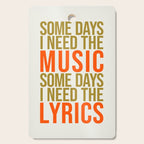 Some Days I Need The Music Cutting Board Gallery Image 1