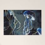 Metallic Ocean III Welcome Mat Gallery Image 1