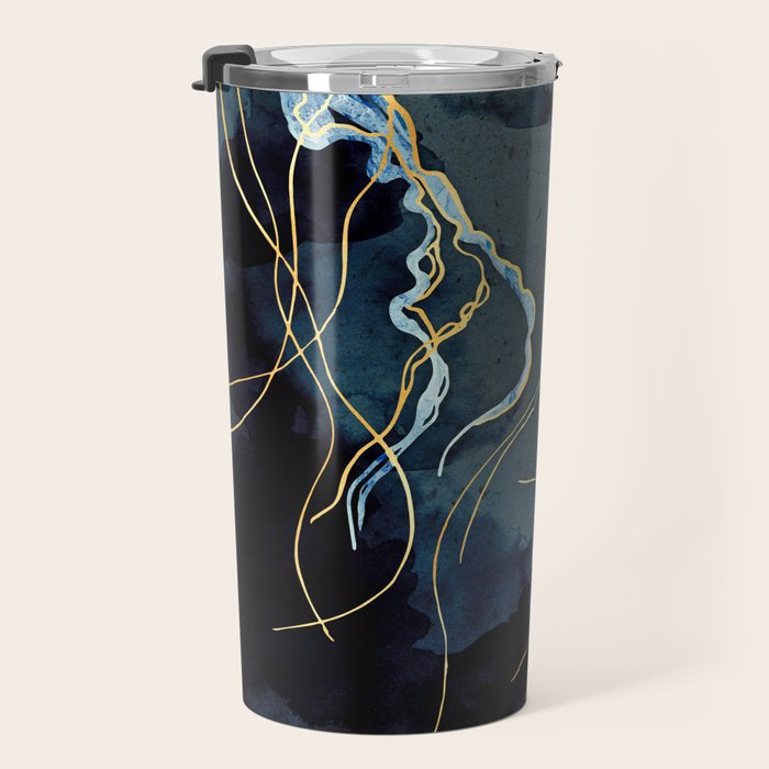 Metallic Ocean III Travel Mug Gallery Image 3