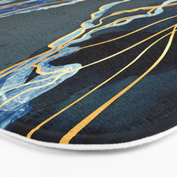 Metallic Ocean III Bath Mat Gallery Image 3