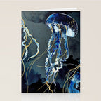 Metallic Ocean III Stationery Card Gallery Image 2