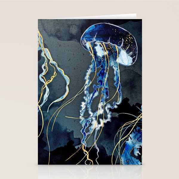 Metallic Ocean III Stationery Card Gallery Image 2