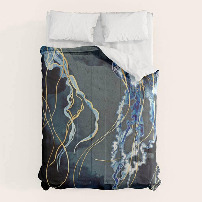 Metallic Ocean III Comforter Gallery Image 1