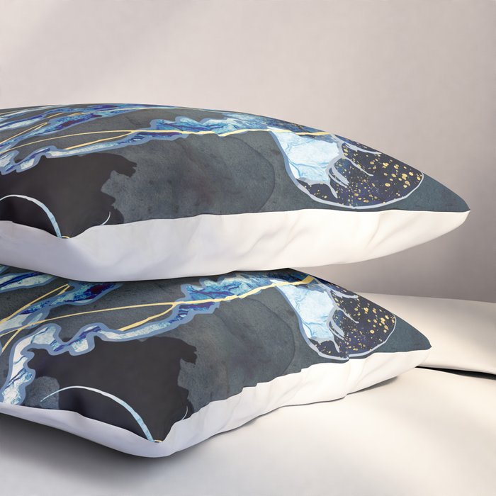 Metallic Ocean III Pillow Sham Gallery Image 3