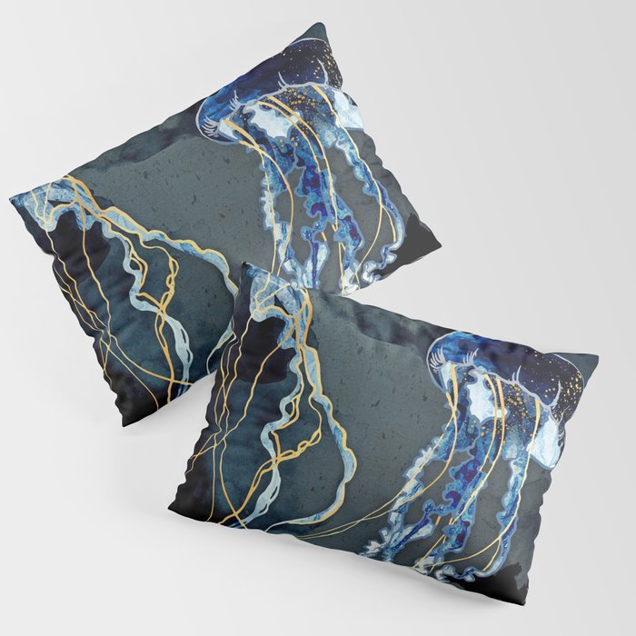 Metallic Ocean III Pillow Sham Gallery Image 1
