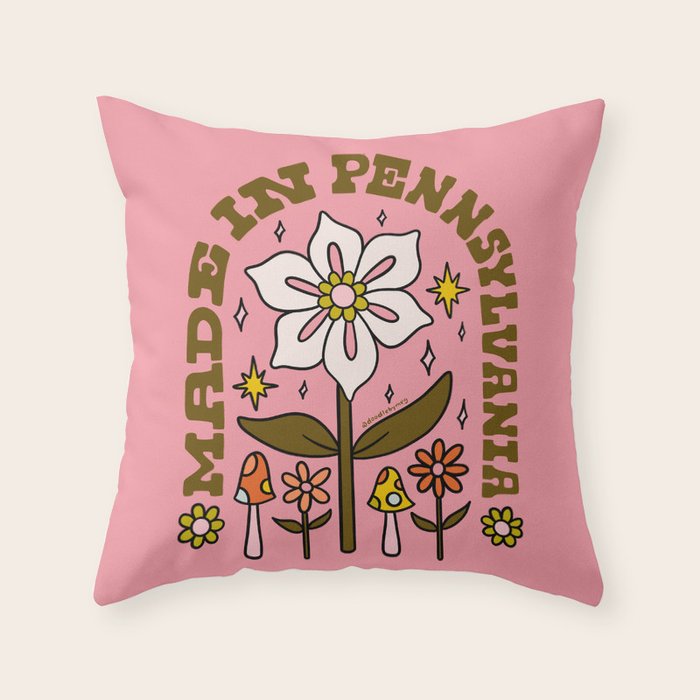 Made In Pennsylvania Throw Pillow Gallery Image 6