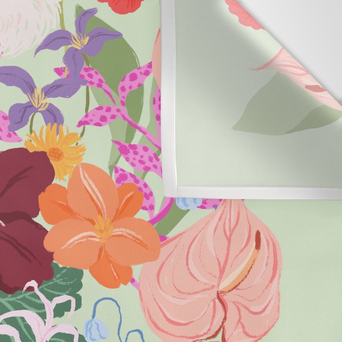 Splendid Flowers Wall Tapestry Gallery Image 3
