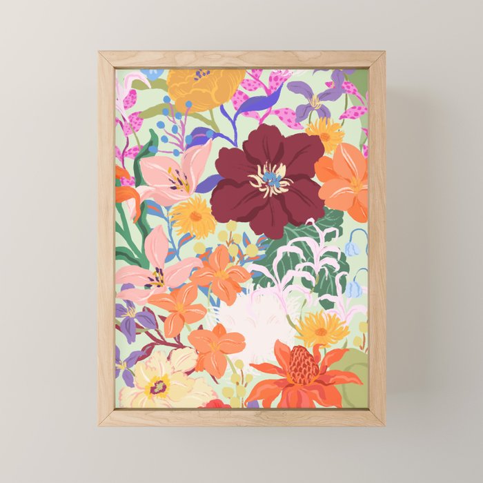 Splendid Flowers Mini Art Print Gallery Image 1