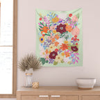 Splendid Flowers Wall Tapestry Gallery Image 2