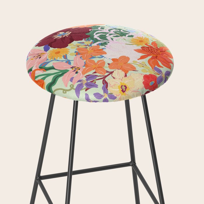 Splendid Flowers Stool Gallery Image 2