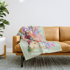 Splendid Flowers Throw Blanket Gallery Image 1