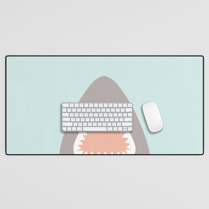 shark attack Desk Mat Gallery Image 1