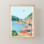 Lake Garda  Mini Art Print Gallery Image 1