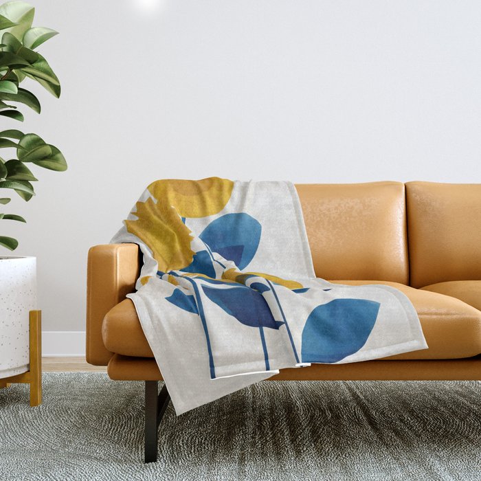 Sunlit Harmony Throw Blanket Gallery Image 1
