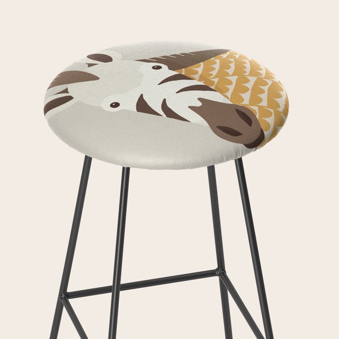 Whimsical Zebra Stool Gallery Image 2