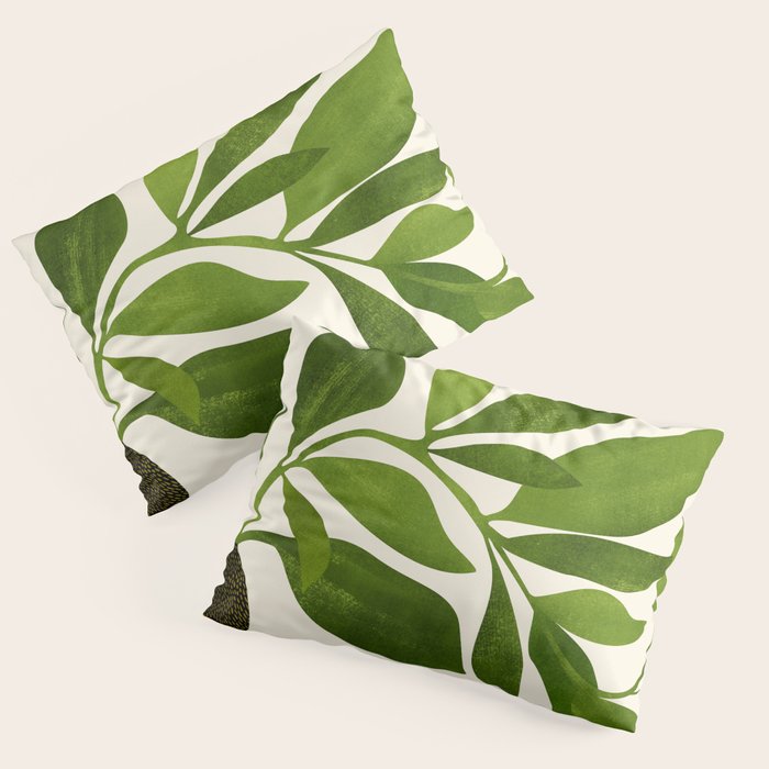 The Wanderer - House Plant Illustration Pillow Sham Gallery Image 3