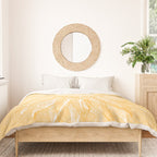 Mandala, Sunflower Prints, Yellow Duvet Cover Gallery Image 3
