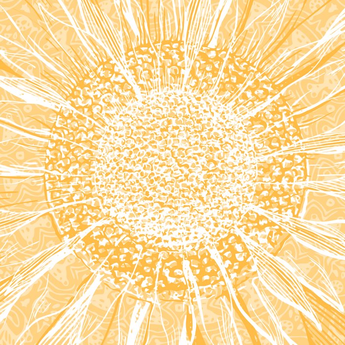 Mandala, Sunflower Prints, Yellow Coffee Mug Gallery Image 2