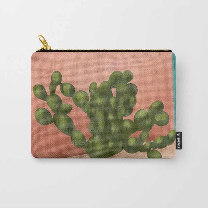 Strong Desert Cactus Carry All Pouch Gallery Image 1