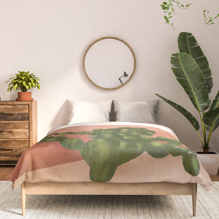 Strong Desert Cactus Comforter Gallery Image 3
