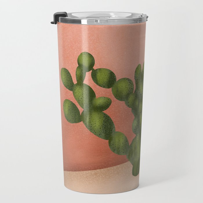 Strong Desert Cactus Travel Mug Gallery Image 3