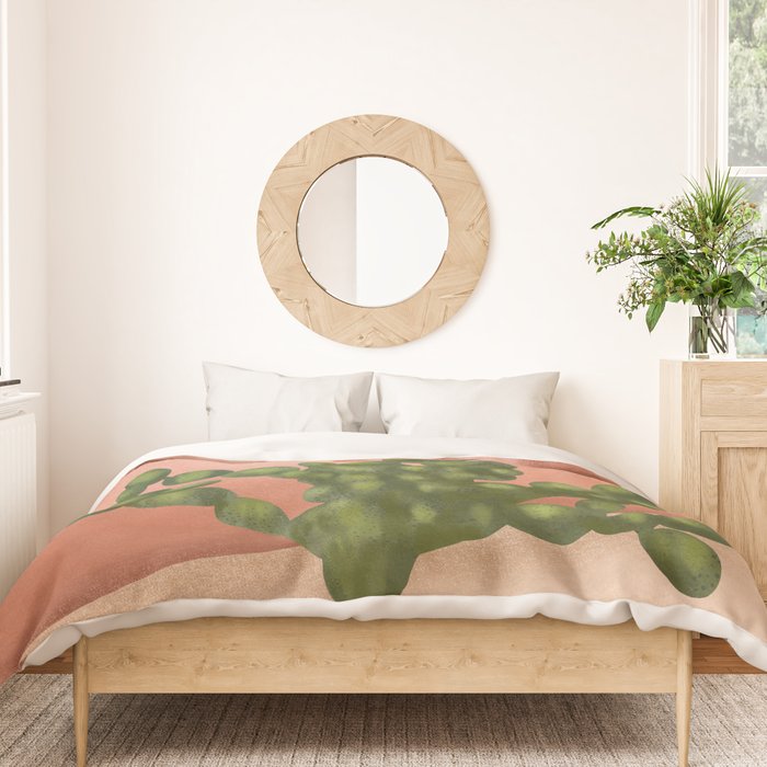 Strong Desert Cactus Duvet Cover Gallery Image 3