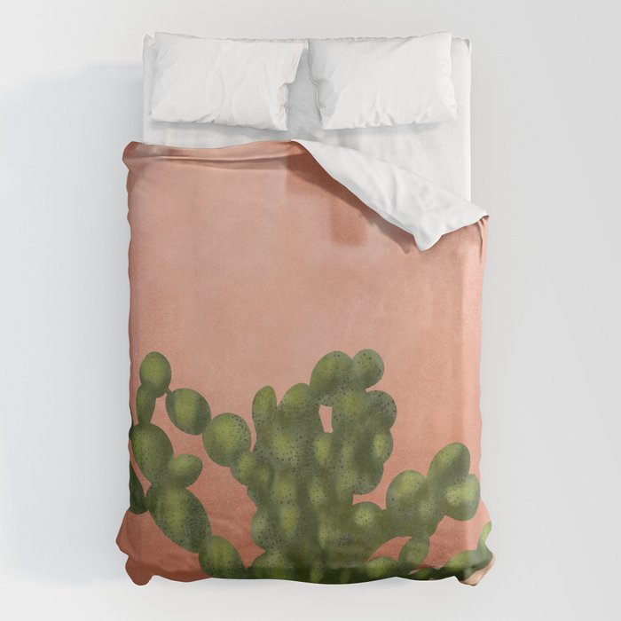 Strong Desert Cactus Duvet Cover Gallery Image 1