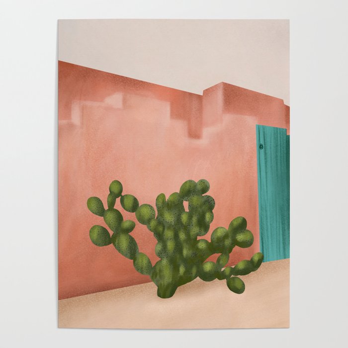 Strong Desert Cactus Poster Gallery Image 4