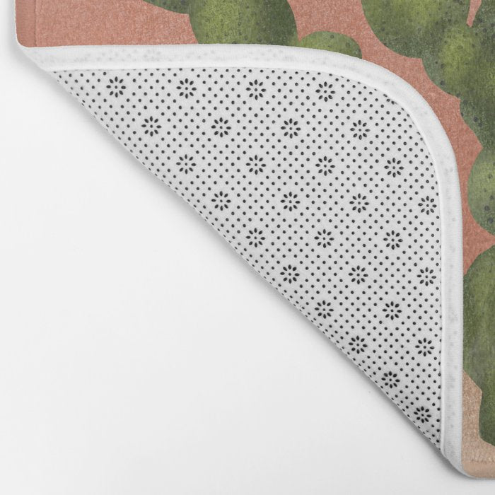 Strong Desert Cactus Bath Mat Gallery Image 2