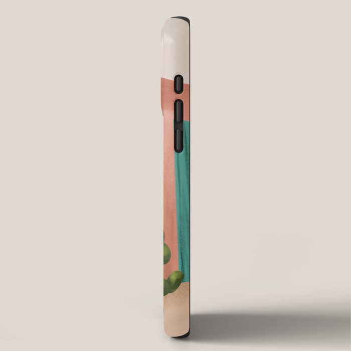 Strong Desert Cactus iPhone Case Gallery Image 2