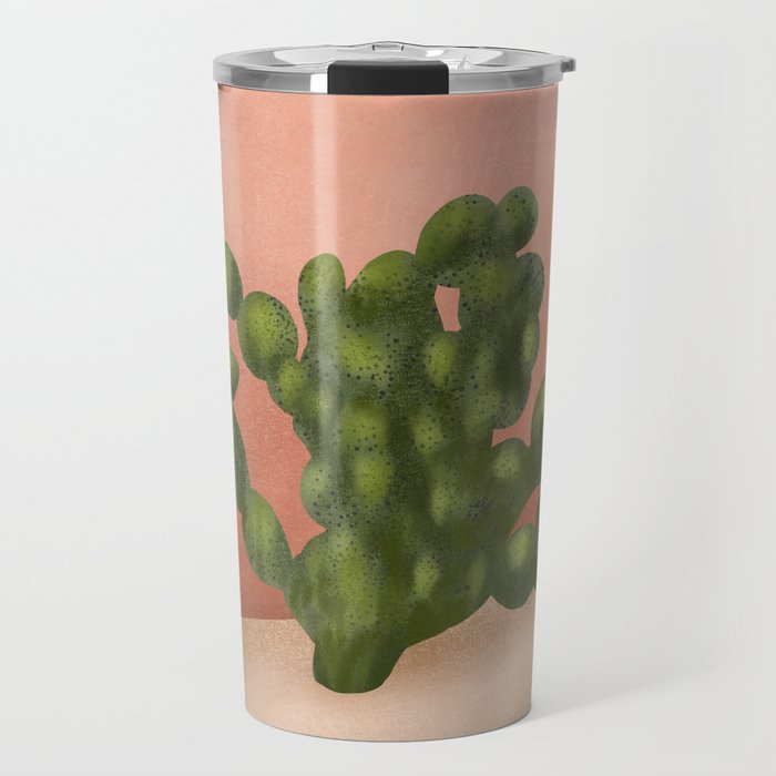 Strong Desert Cactus Travel Mug Gallery Image 1